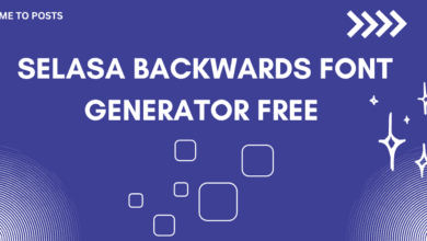 Selasa Backwards Font Generator Free TTF