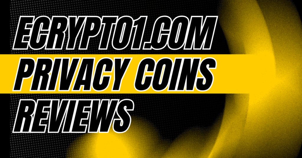 ecrypto1.com privacy coins